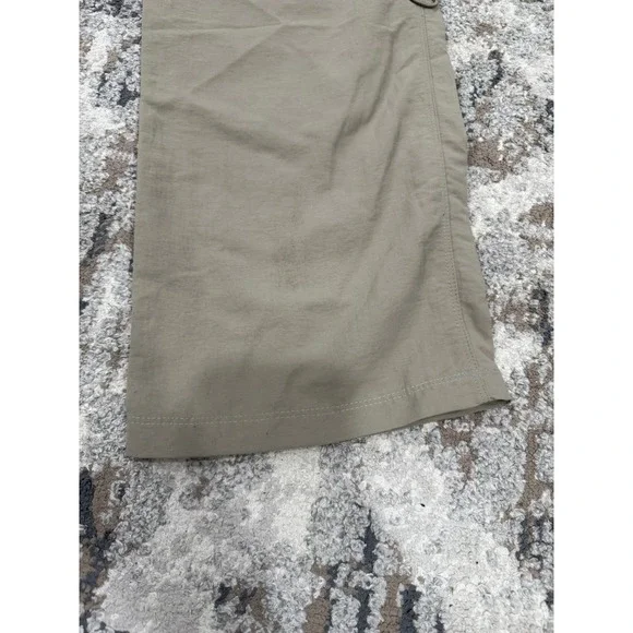 The North Face Womens Pants Size 8 Long Roll-Up Tab Relaxed Fit Tan Beige - Picture 11 of 12